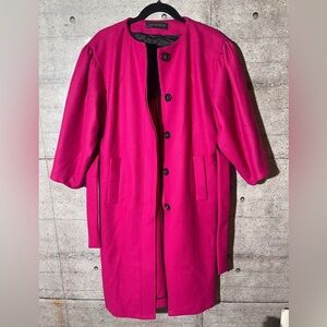 Zara Wool Pink Jacket size US XS